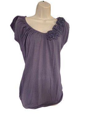 Vintage Y2K Maurices Womens Size Large Short Sleeve Pull Over Round Neck Tee Tsh